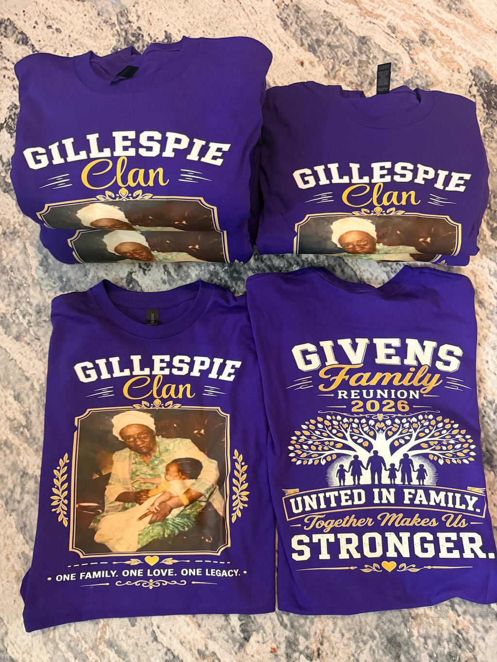 Family reunion tees