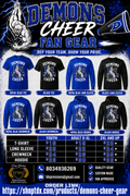 Demons Cheer Gear