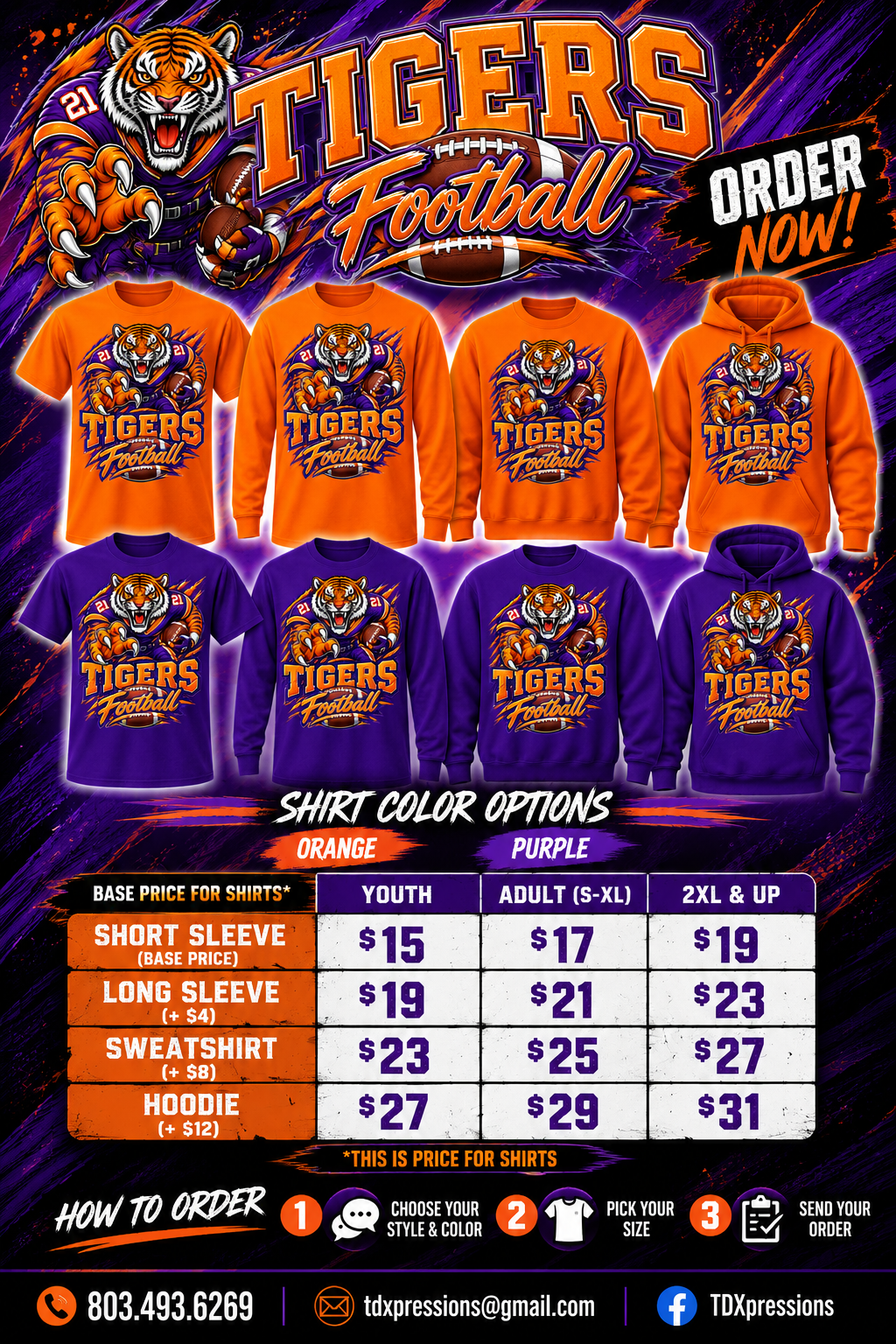 Tigers Football Gear