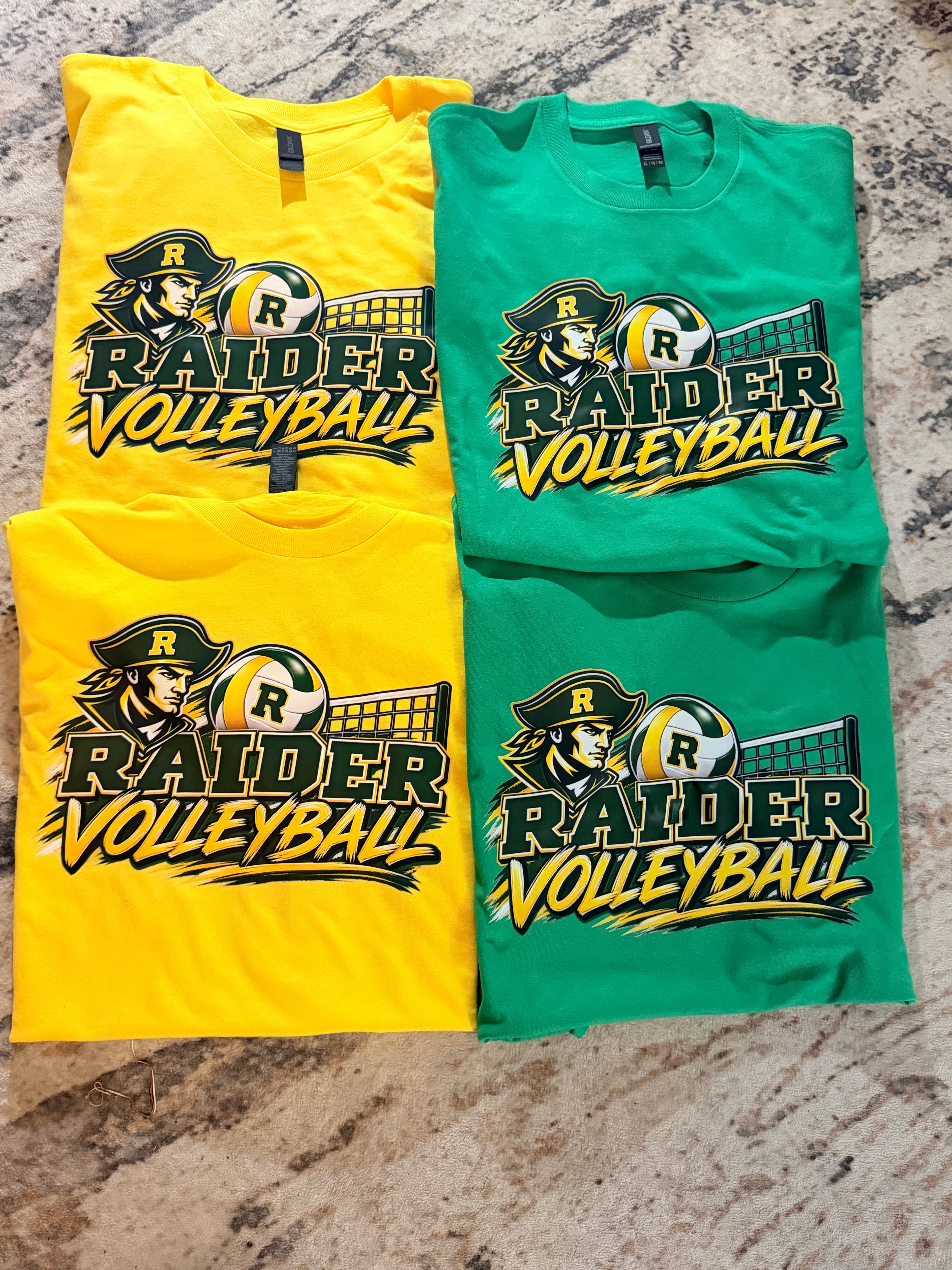 Raiders Volleyball Fan tees